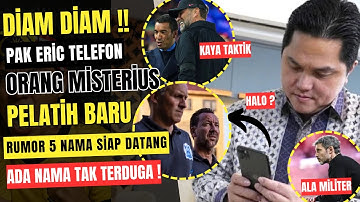 Bukan shin tae yong ! diam diam pak erick sudah telpon  5 pelatih belanda calon pegganti kluivert
