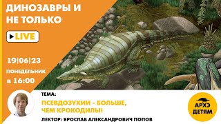 Занятие "Псевдозухии - больше, чем крокодилы!" кружка "Динозавры и не только" с Ярославом Поповым