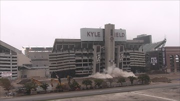 Kyle Field Implosion: Dec. 21, 2014