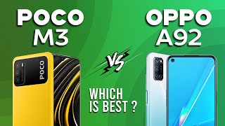 Xiaomi Poco M3 vs Oppo A92