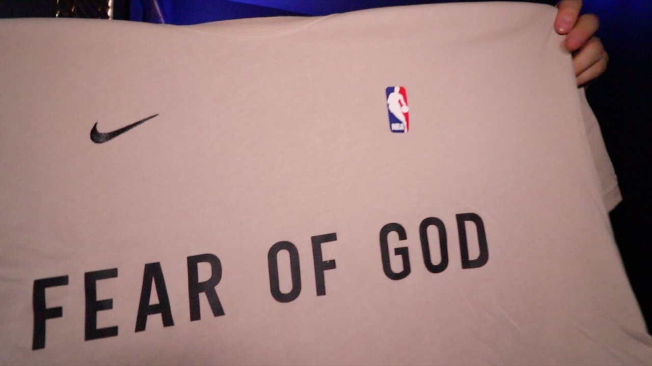 NIKE x FEAR OF GOD Tee (TRY ON) - YouTube