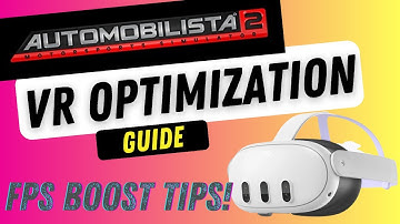 Automobiilista 2 VR Guide | 12 FPS BOOSTING TIPS! | Quest 3 & 2 Link