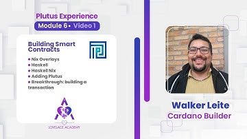 Module 6 episode 1 Plutus experience building a smartcontract Nix overlays