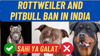 Why Rottweilers and Pitbulls Ban In India || Is it Right or wrong Descision by The Ultimate Channel 10,030 views 1 month ago 6 minutes, 9 seconds