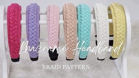 4 EASY STEPS TO MAKE MACRAME HEADBAND | for beginner