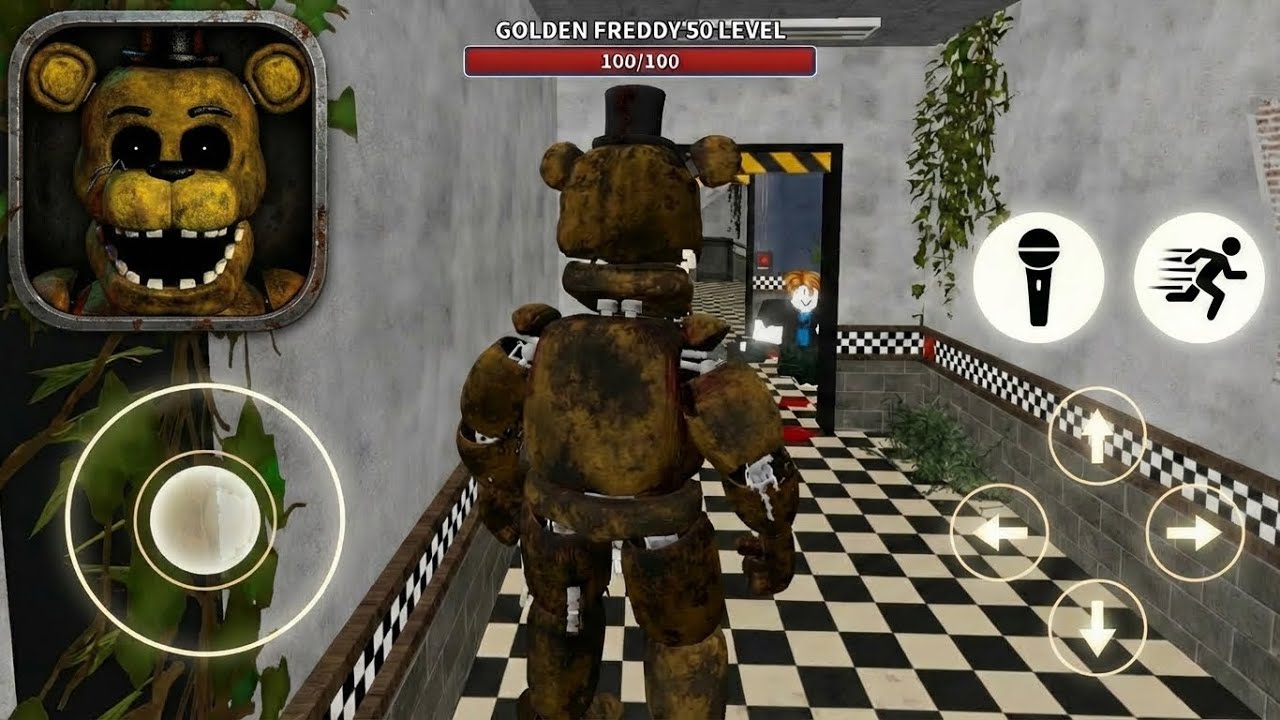 What If I BECOME Golden Freddy 50 Level | FNAF Eternal Nights (Roblox)