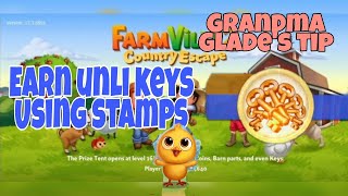 Earn Unlimited Key Using Stamp, Grandma Glade's Tip in Farmville 2 screenshot 4