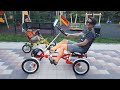 Эволюция веломобиля Альтаир 237-1 (рестайлинг) Чертежи и обзор. Homemade bike for kids.