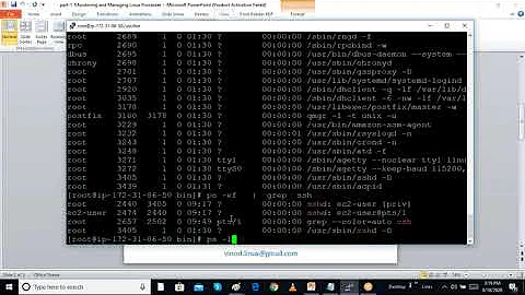 8-1 Monitoring and Managing Linux Processes