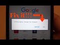 How to fix Unfortunately, Google has stopped - android error