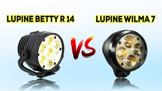 Lupine Betty R 14 vs Lupine Wilma 7 Full Comparison |Review | which Lampe is better?Lumen Wilma 7,14