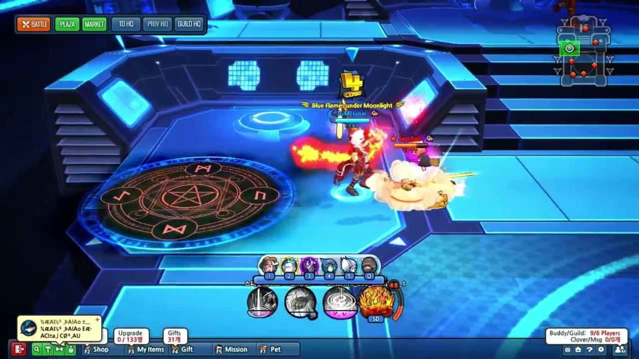 Lunar Lost Saga - Triple Ground Stun (potential inf?)