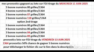 super Loto Pronostic Strategies tirage du VENDREDI 13 JUIN 2025-FDJ COMMENT GAGNER