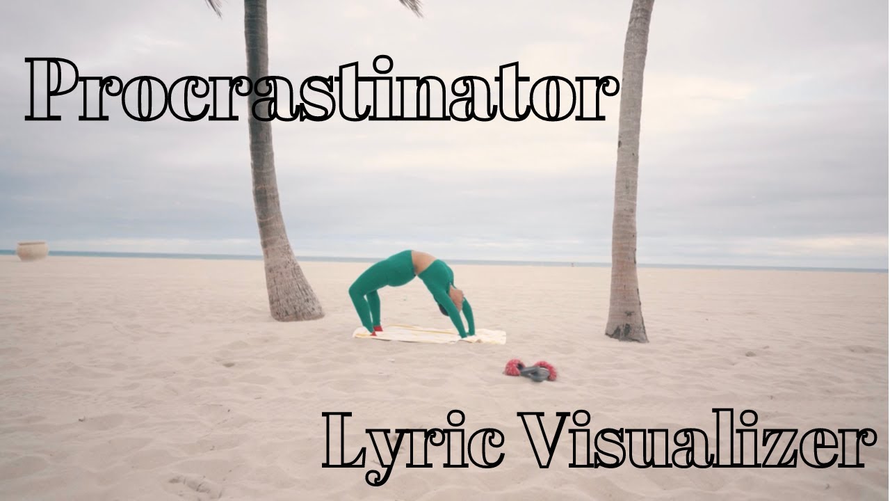Procrastinator (Voice Memo) | Lyric Visualizer | ReeCee Raps prod. J ...