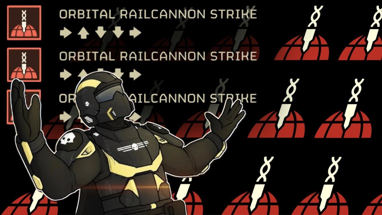 КОМПЛЕКТАЦИЯ ОРБИТАЛЬНЫХ ЖЕЛЕЗНОДОРОЖНЫХ ПУШЕК ПРОТИВ КЛАНКЕРОВ | Helldivers 2