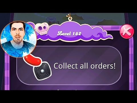 Candy Crush Saga Level 182لعبة كاندي كراش المستوى 