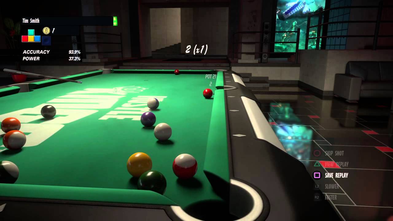 Perfect Game of 8-Ball Online (Hustle Kings - PS4)