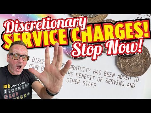 Discretionary Service Charges! Restaurants, Bars, Cafes, Greasy Spoons Stop It Now!