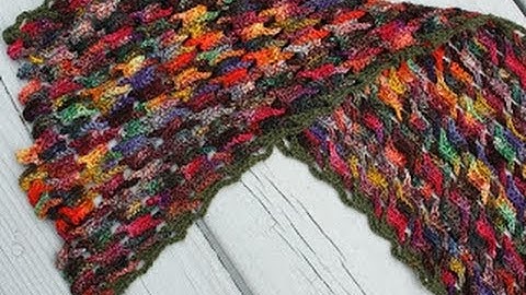 Interlocking Crochet Scarf Tutorial