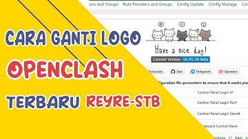 Cara Mengganti Logo Openclash di Firmware REYRE-STB Terbaru