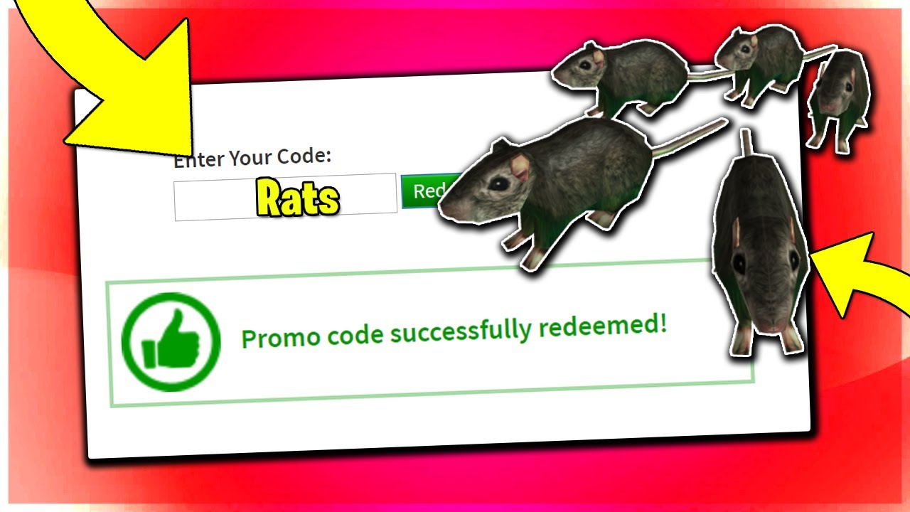 Roblox Promo Code July Roblox Promo Code How To Get Rats On Roblox Roblox Stranger Thing Event Youtube - join rat roblox