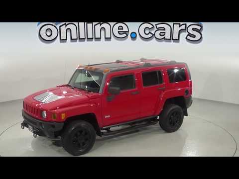 oR94687NC - Used, 2007 Hummer H3, Red, Test Drive, Review, For Sale