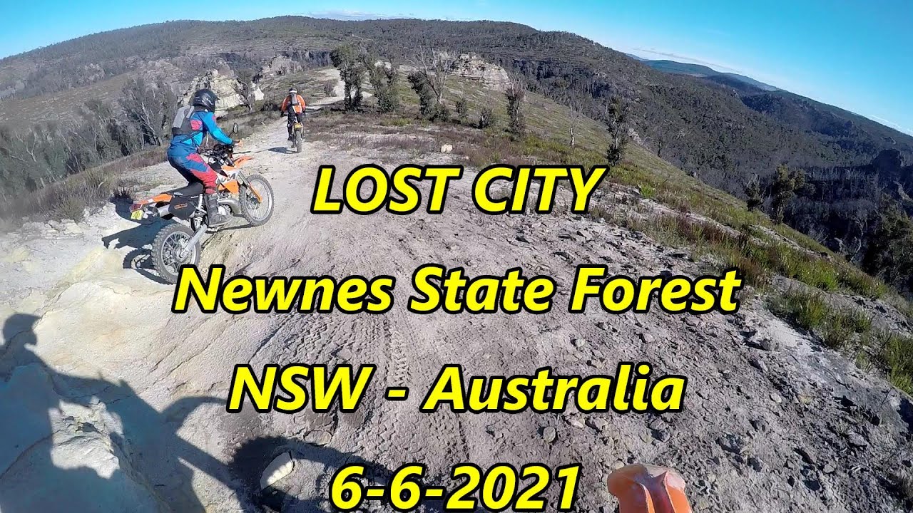 Silver Tops 06 06 21 Newnes State Forest. The Lost City. Zig Zag and Lithgow. Dirt bikes