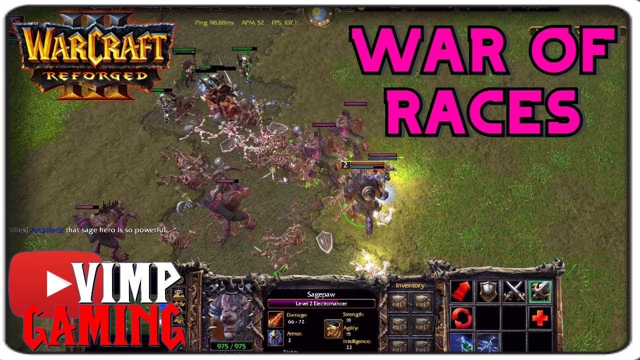 Warcraft 3 Reforged | War of Races - YouTube
