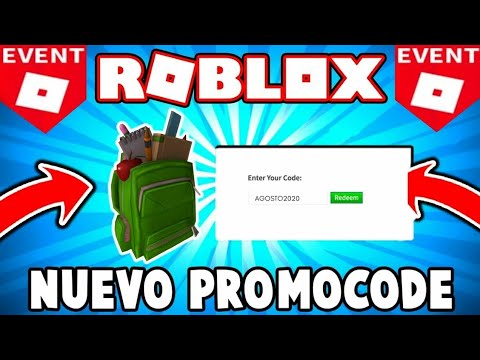 NUEVO PROMOCODE! MOCHILA GRATIS (Back to School) | ROBLOX EVENTO 2020 ...