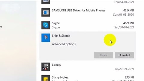 🔥🔥🤩Windows 10 Snip & Sketch: Uninstall & Install | snipping tool windows 11✅✅😀#viralvideos