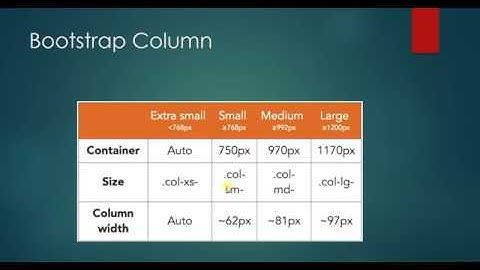Bootstrap column Grid (Bootstrap Essential Training #7)