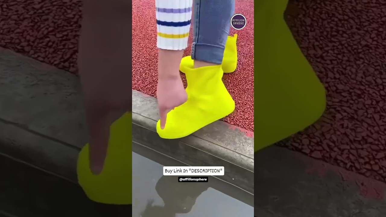 Silicone Rubber Boot Covers, Waterproof Shoe Covers, Non-Slip Water Resistant 
