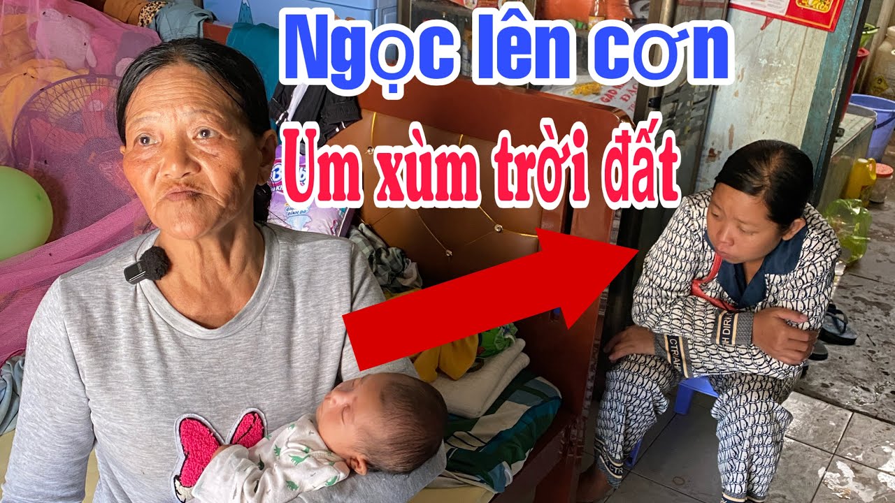 Tới công chuyện Ngọc la làng la xóm nữa rồi,mẹ anh thành phải qua chăm cháu #ngockho 
