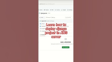how to deploy django project in aws server #pythonanddjangofullstackwebdeveloper