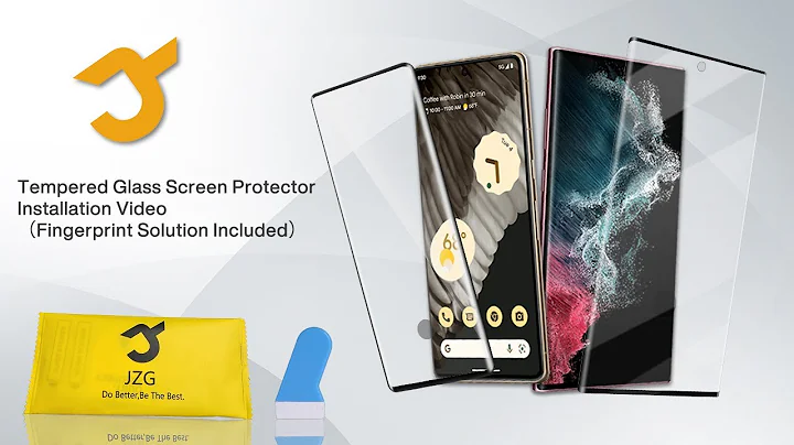 JZG Tempered Glass Screen Protector Installation Video for Curved Screen