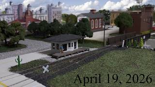 HO Scale layout Update April 19th, 2026