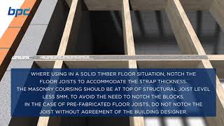 BPC Fixings Horizontal Heavy Duty Restraint Strap