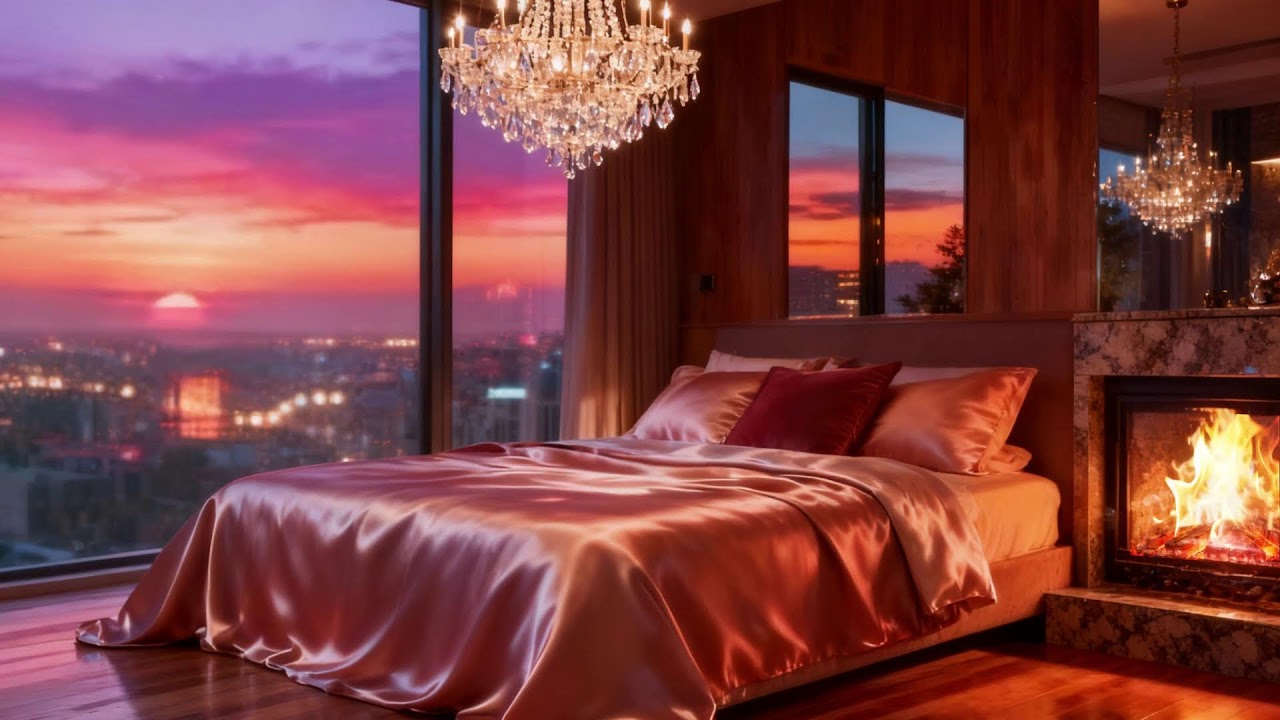 GoldBrow Sunset Streets 🌇 Soft Ambient Music & City Glow - Cinematic Chill 4K