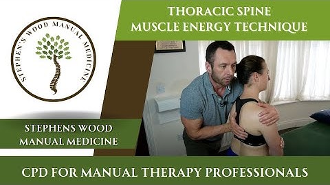 Muscle Energy Technique (MET) Type 1 Dysfunction Thoracic Spine. #osteopathy #physicaltherapy