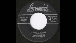 Freddie Mitchell "Freddie's Boogie" 1953 Rocking R&B 45 RPM record Net Worth