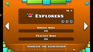 Geometry dash 2.2 Dash and Explorers 100%