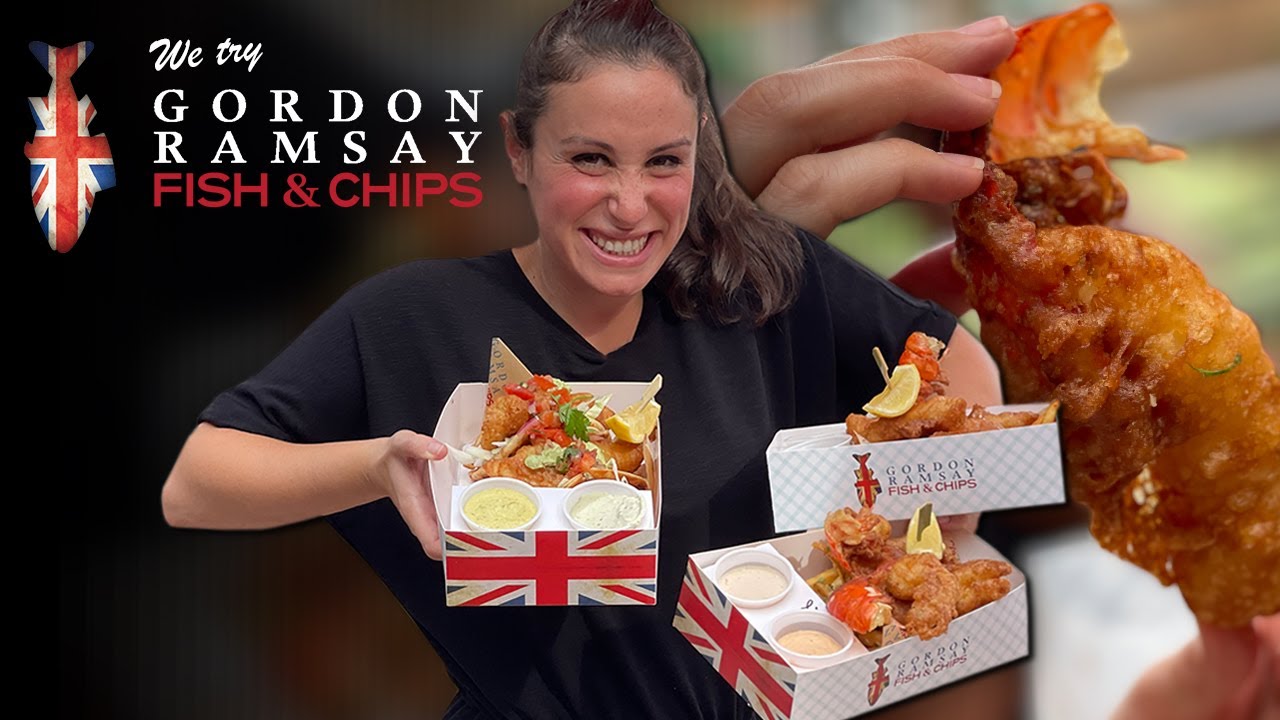 Finding Out If Gordon Ramsay Fish & Chips is any good | HellthyJunkFood