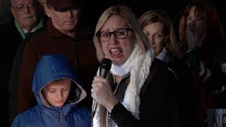 Activists Hold Vigil for Florida Shooting Outside NRA, Call for Gun Control