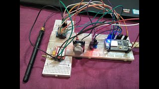 Forest Fire Detection using LoRa Mesh network, IET Lucknow, Final year project