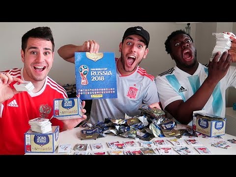 COMPLETAMOS EL ALBUM DEL MUNDIAL 2018 ENTERO EN 24 HORAS