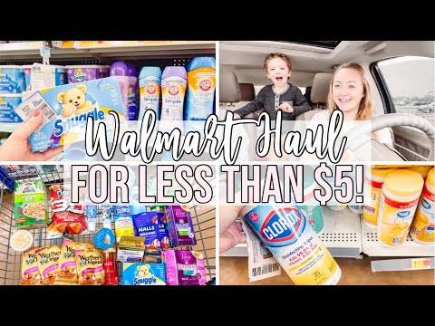 COME COUPON WITH ME AT WALMART! 🔥 All For Less Than $5!