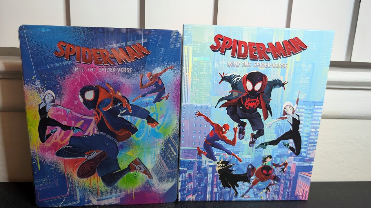 Spider-Man Into the Spider-Verse Fullslip Manta Lab 4K Steelbook Unboxing 