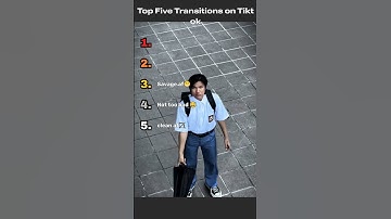 Top 5 Viral TikTok Transitions ✨