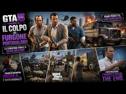 URSULA E IL BLINDATO PORTAVALORI!🔸#201🔸GTA 5 / GTA V🔸ROAD TO GTA VI