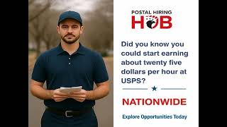 Did you know you could start earning about twenty five dollars per hour at USPS?